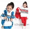 Children three piece girls three Suit Girls sweater suit thick winter new Yang Mi with children