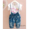 Korean cartoon boy sweater suit suit small Tong Wei clothing suits factory direct wholesale clothing