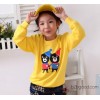 In autumn 2014 children Tong Weiyi cute Korean two cubs stamp Tong girls sweater