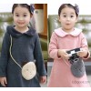 Qingdao children's clothing wholesale and thickened nowbelle girls sweater long paragraph sweater ba