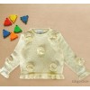 The new Korean girls autumn children's children's clothing sweater cotton sweater rose color long sl