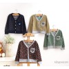 2014 children's new fall boy sweater cardigan boy cardigan factory direct color mosaic