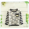 The 2014 boys in the spring and autumn Korean version of the new M pocket English letter set cotton 