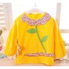 The new boy overclothes corduroy inside Lapel sunflower waterproof smock baby eating clothing drawin