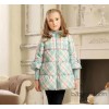 Girls down jacket winter, new and clean the new grid down clothes, children's clothes wholesale 102