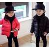 2014 new winter dresses a handsome boy girl dovetail down jacket jacket