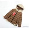 The child down boys and girls live in the thick leather jacket thick lamb cashmere Hoodie.