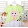 2015 new summer skirts cartoon cat fashion Korean girls skirt Silport 68 bamboo fiber