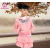 Guangzhou children's wear clothes girl set direct sale of the new style velvet girls skirt suit two 