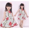 Skirts spring 2015 girls skirt fashion girls dress Princess flower girls even dots