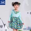 Le meters house Korean girls dress embroidered skirts spring Gucci's children's clothing wholesale