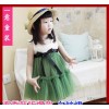 Children's clothing wholesale Korean Girls Summer Princess Child skirt dress red suspenders skirt ch