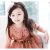 2013 new autumn Korean long sleeved collar lace dress manufacturers selling girls