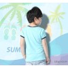 New kids 2015 new Korean Korean boy children cotton short sleeved shirt suit for children