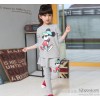 [new quick order] cartoon animal girl set cute girl dress 2015 new clothes