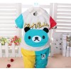 2015 new summer suit for children fashion color cotton short sleeved pants bear 2 piece best