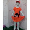 The fairy edge autumn suit for children knitting dress