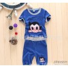 Hot summer suit for children special manufacturers wholesale direct cotton print cartoon small child