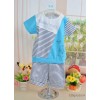 2014 new summer children T shirt / Modal short suit baby children's cotton stretch set wholesale