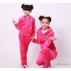 Factory direct sale of children's 2014 new girls in the fall of the national style of the two sets o