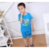 2014 new summer children summer suit children two piece suit for children summer cotton wholesale