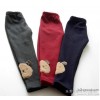 A girl with thick winter pants 2014 new boy PANTS LEGGINGS female baby bear pattern in children