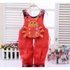 14 spring new men and women Kids Children Infant pants wear cotton corduroy strap trousers