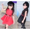 2014 winter children sleeveless dress dress baby girls space cotton skirt