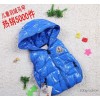 Children's clothing wholesale shop selling a children down vest vest all-match casual zipper childre