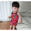 Our children's children's clothing wholesale manufacturers selling summer retro flower stomachers Sh