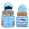 2014 winter new Korean boy cartoon monkey down cotton vest small children cotton vest