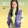 Bacon bear Korean brand children children 2013 winter new girl Hooded Vest with velvet vest