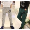 The spring of children 2015 trousers of cotton knitted trousers Korean boy sweatpants boy pants f In