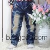 Korea's trousers jeans and cotton trousers Tong Changku children wash jeans JF113 South