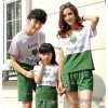 Selling brand children's clothing for a family of four children cute cartoon T-shirt cotton n Direct