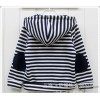 Brand children's clothing winter children stripe with cashmere hoodie coat jacket IK