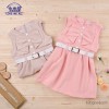 MIWU brand children's children hot 2014 spring new fashion girls dress worsted sleeveless dress Le