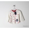 Trade brand children's clothing fashionable girls spring flower lace collar T-shirt ARU Foreign