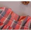 Cotton plaid shirt girl child dress Korean version of the new new 2015 direct push Girls'