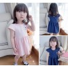 Deer children dress brand children's clothing wholesale letter summer new female Babycity