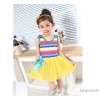 204 dress fashion children's dress quality children's dress Rainbow Dress children's