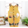 Fall of new 2014 models multistar, light, Qi cartoon 5340 Baby Bib velvet Jumpsuit The 7