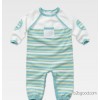 Baby Spring Long Cotton Striped Navy Jumpsuit dress up DB54 Davebella