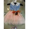 White horse thirteen children dress wholesale cheap Korean Princess Chiffon sleeveless dress who The