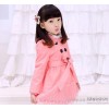 2015 Girls New Spring coat lace children pure Princess candy color cotton coat Kids