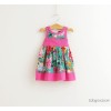 Children's clothing color matching belt floral skirt child dress belt skirt Y03 Children's