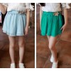 Summer new girls'cotton cotton skirt pleated skirt is lined with water retention money Bedile's