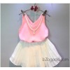 Children children's clothing wholesale money summer girls simple Vest fold pleated skirt dress Our