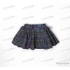 15 spring wind, earthworm girls skirt pleated skirt trade lattice children