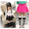 2014 new spring Korean girls high waisted skirt Tutu labeling pleated skirt skirt